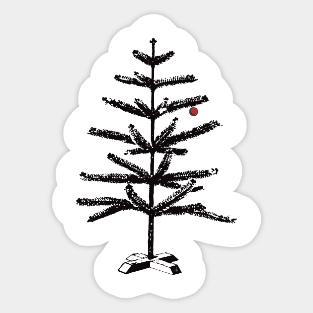 I Didn't Know They Still Make Real Christmas Trees Sticker by Eugene and Jonnie Tee's